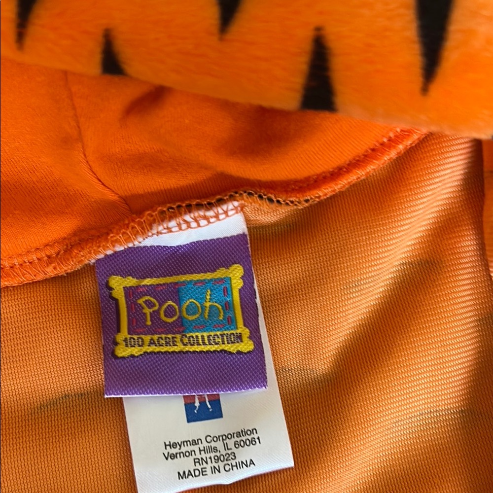 Disney Pooh Tigger Orange Outfit - Picture 2 of 4